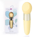 Maia RINA -  -  13.3 cm USB Rechargeable Vibrator in yellow packaging and design.