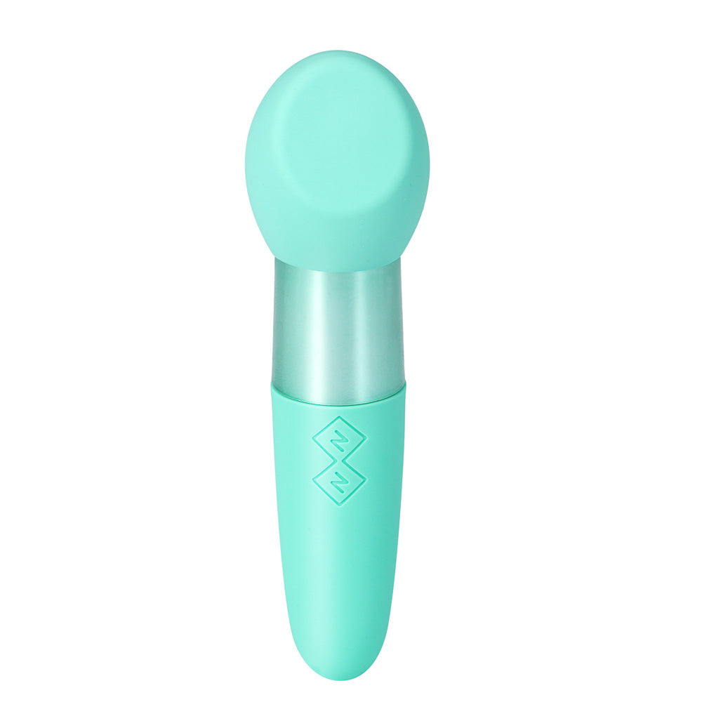 Maia RINA - Teal - Teal 13.3 cm USB Rechargeable Vibrator, a stylish dual motor vibe in teal.