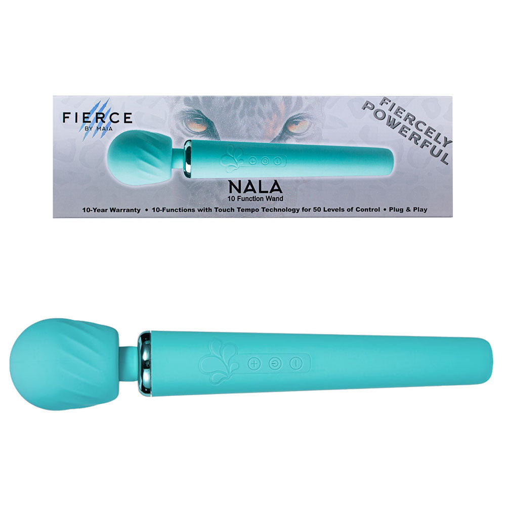 Maia NALA -  - 30 cm USB Rechargeable Massage Wand with 10-functions and Touch Tempo Technology.
