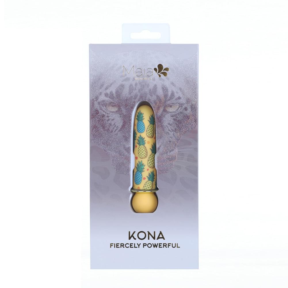 Maia KONA - Pineapple  10 cm USB Rechargeable Powerful Bullet