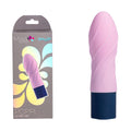 Maia POPPI - Light  8.9 cm USB Rechargeable Bullet packaged in a stylish box, highlighting its compact design and silicone coating.