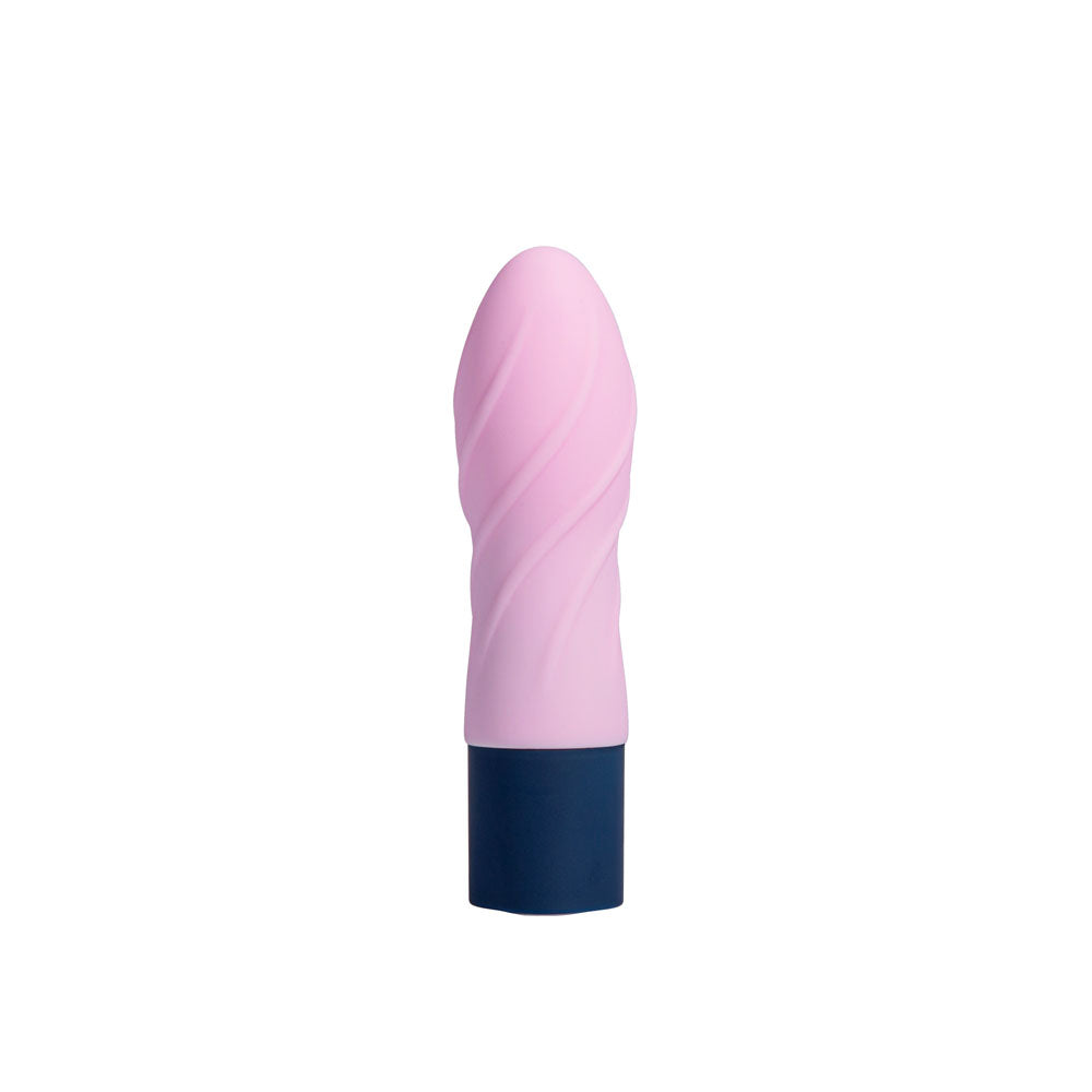 Maia POPPI - Light  8.9 cm USB Rechargeable Bullet, compact design, 10-vibrating functions, silicone, submersible.