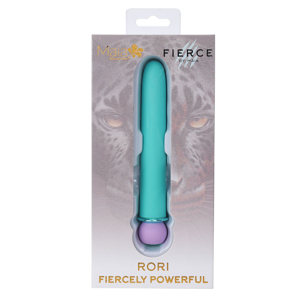 Maia RORI -  -  15.2 cm USB Rechargeable XL Bullet packaging design with Fierce branding.