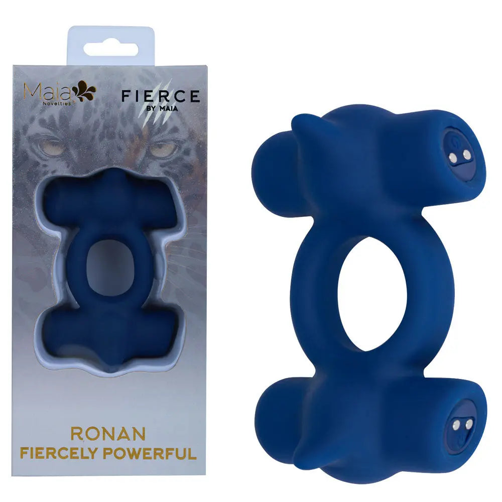 Affordable quality Maia RONAN -  -  USB Rechargeable Dual Vibrating Cock Ring  from Maia Toys by Discreet Intimate Essentials with Discreet Delivery 