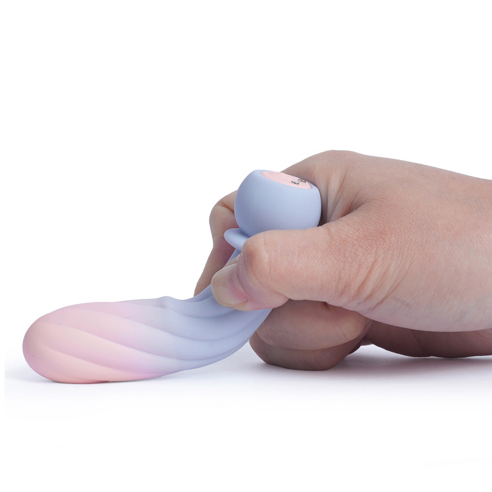 Maia SYMBA -  -  10.8 cm USB Rechargeable Powerful Bullet in use with hand demonstration.