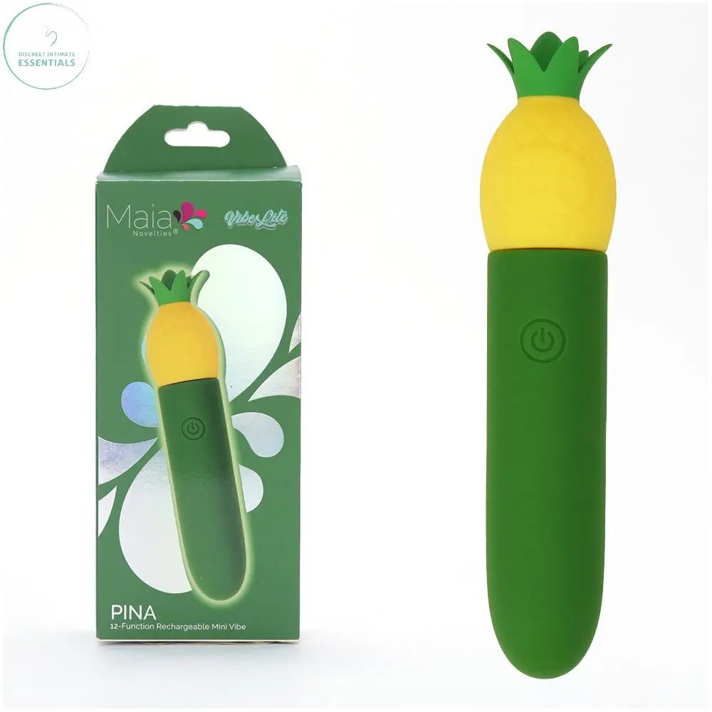 Maia PINA - /Yellow 11.1 cm USB Rechargeable Bullet Maia Toys