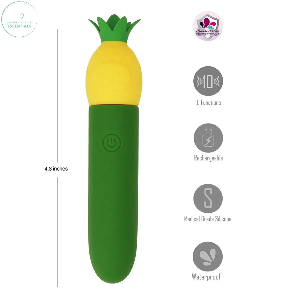 Maia PINA - /Yellow 11.1 cm USB Rechargeable Bullet Maia Toys