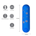 Maia Luna -  7.6 cm USB Rechargeable Bullet with 10 functions, medical grade silicone and 1 year warranty.