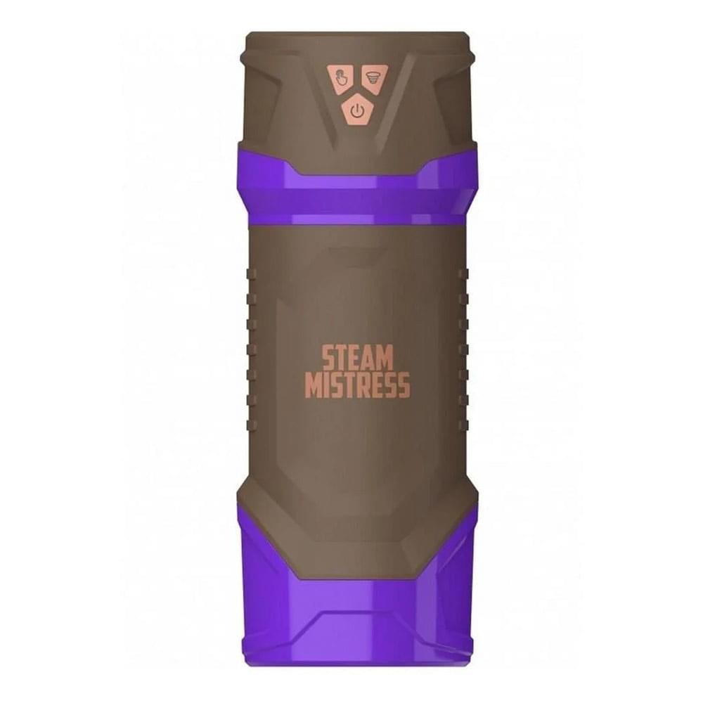 MASTURS Misty - USB Rechargeable Sucking, Vibrating & Squeezing Auto Stroker mā te Mōhiohio Tōtika Whakapiki
