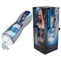 MASTURS Eloa - USB Rechargeable Sucking & Vibrating Auto Stroker with Augmented Reality next to its packaging.