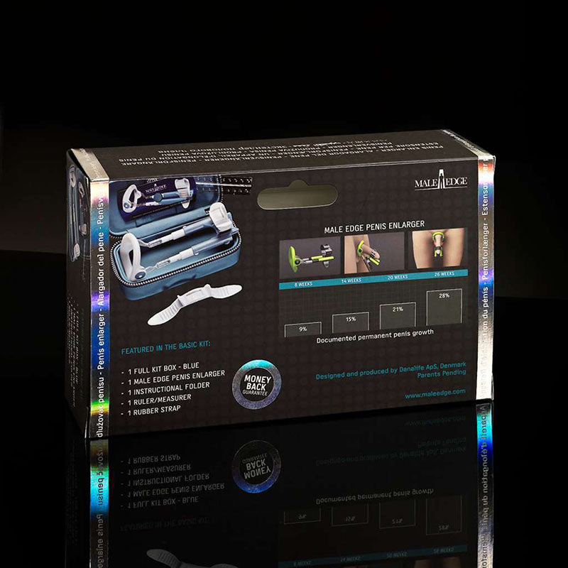MaleEdge Basic Kit - Penis Enlarger Kit in Case, featuring essential accessories for effective results.