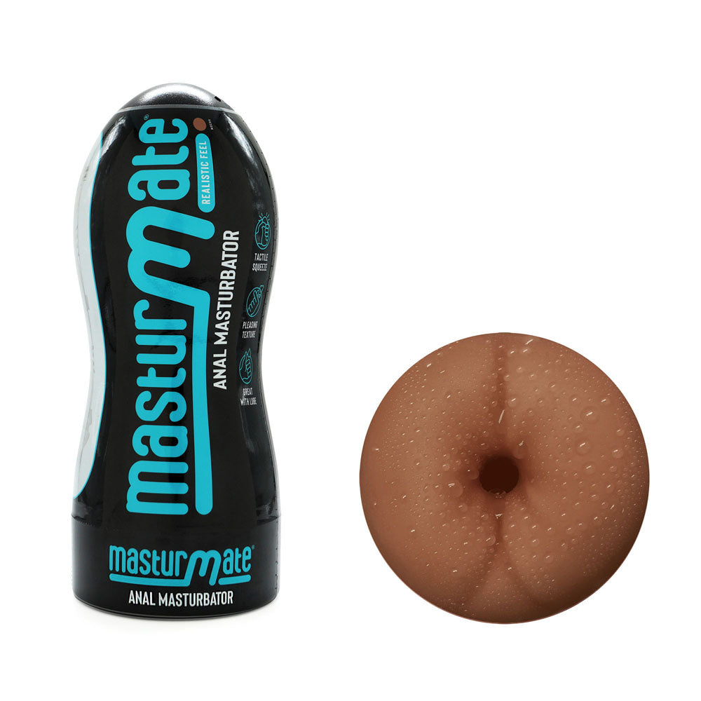 Masturmate - Butt - Mocha -  Anal Stroker, a realistic anal masturbator for intimate satisfaction.