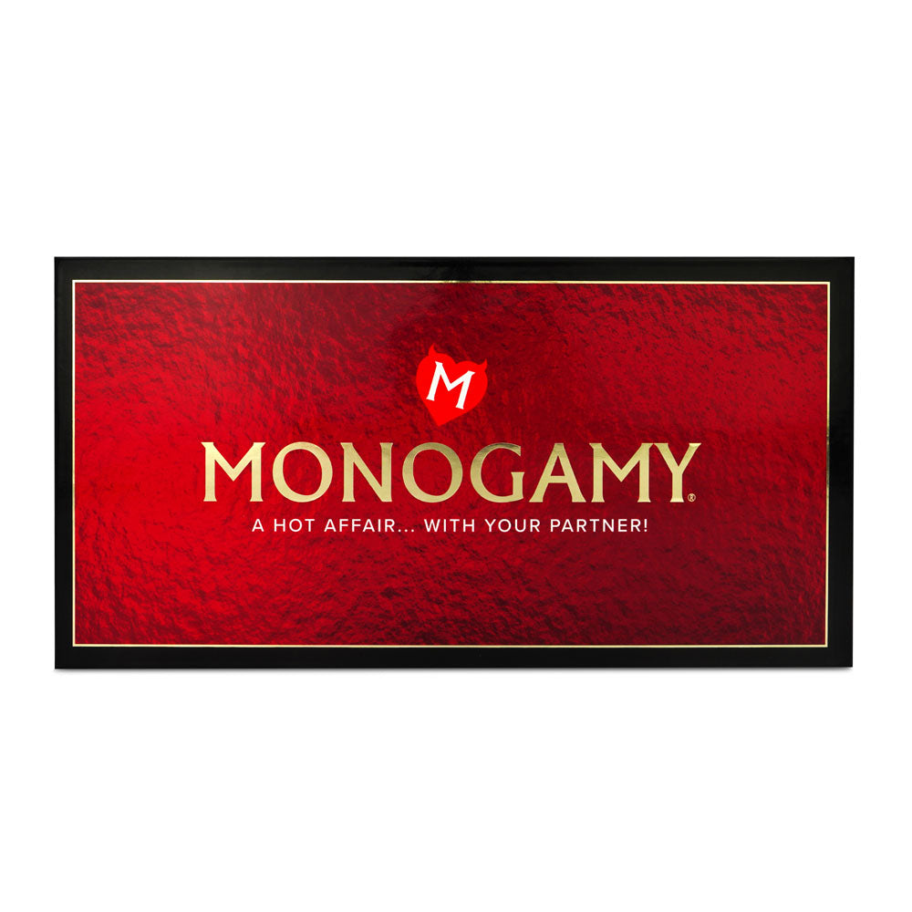 Monogamy - Adult Board Game box featuring the tagline 'A hot affair... with your partner!'