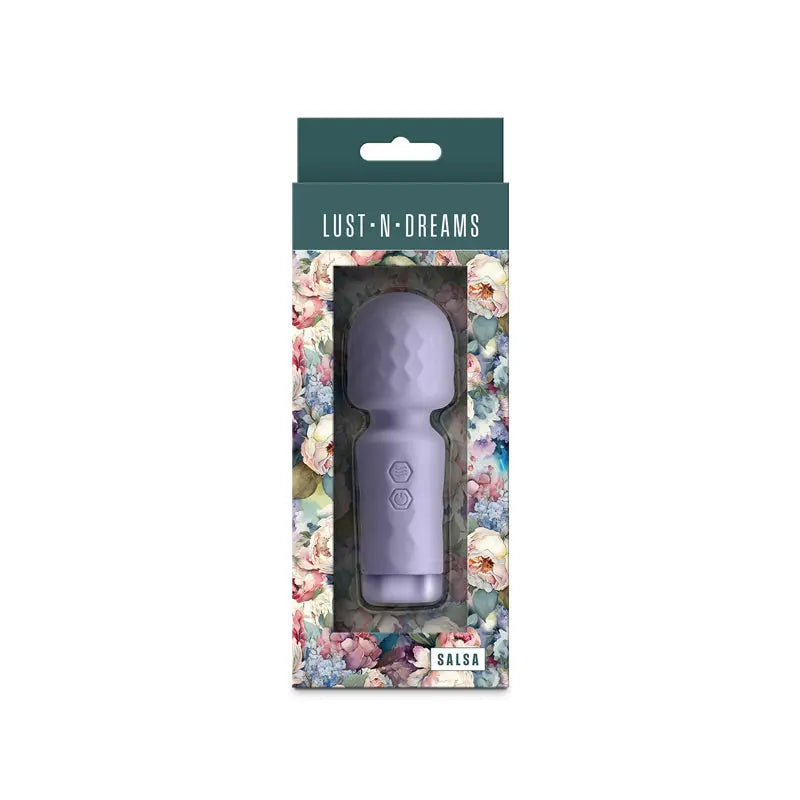 Lust-n-Dreams - Salsa - Lavender - Lavender 11.5 cm USB Rechargeable Mini Massage Wand NS Novelties Discreet Intimate Essentials.