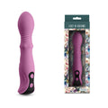 Lust-n-Dreams - Cadence - Blush - 18.2 cm USB Rechargeable Thrusting & Sliding Vibrator in packaging and out.