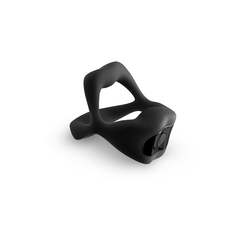 Techno - Strobe -  -  USB Rechargeable Vibrating Cock Ring with App Control, premium silicone, 9 functions, water resistant.