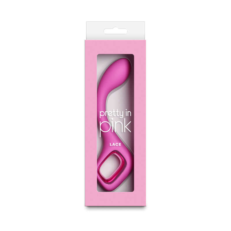 USB rechargeable G-spot vibrator in packaging, featuring smooth design and firm shape for pleasure.