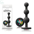 Affordable quality Glams Ripple - Rainbow Gem -  -  11.4 cm Butt Plug with Rainbow Gem Base  from NS Novelties by Discreet Intimate Essentials with Discreet Delivery 