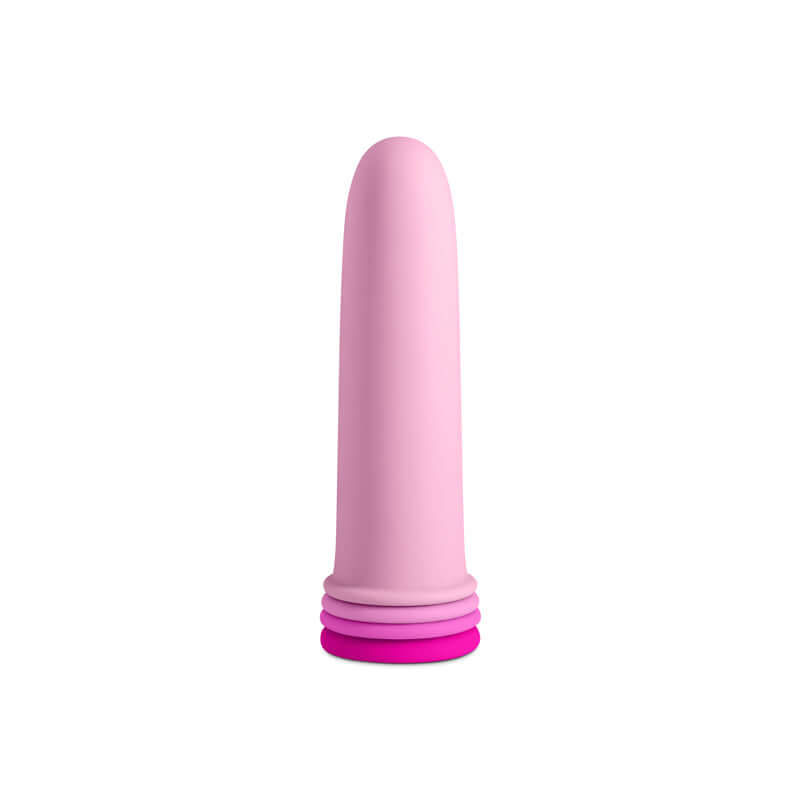 INYA Gliders dilator set for sexual wellness featuring a pink silicone design with stackable sleeves.