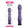 INYA Integra - Gray - Grey 18.2 cm USB Rechargeable Vibrator with Sliding Ring Shaft.