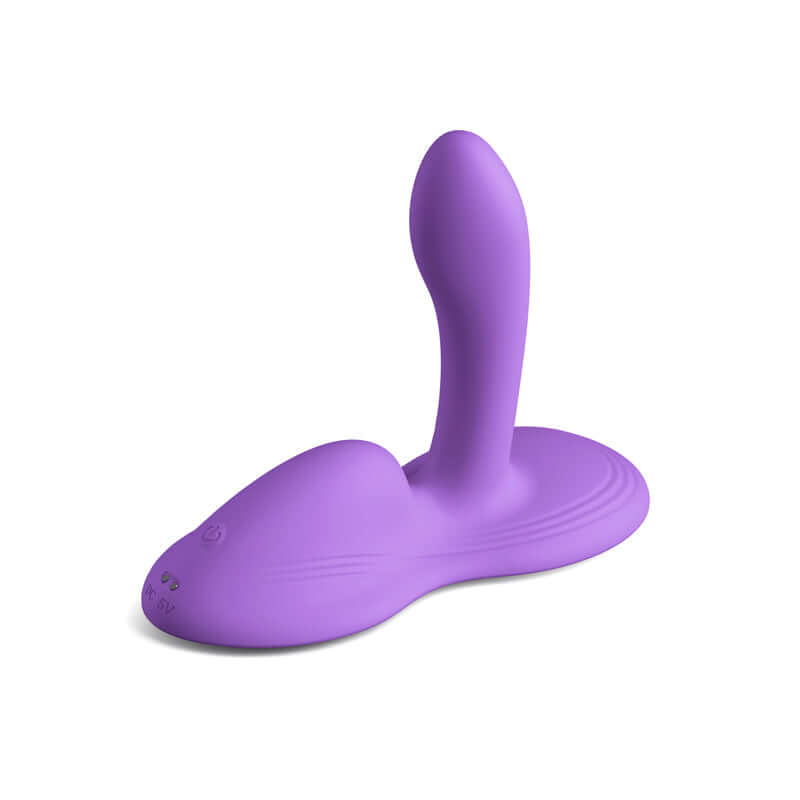 Grinders Paramour USB rechargeable vibrating grinder pad in purple, designed for intimate pleasure and comfort.