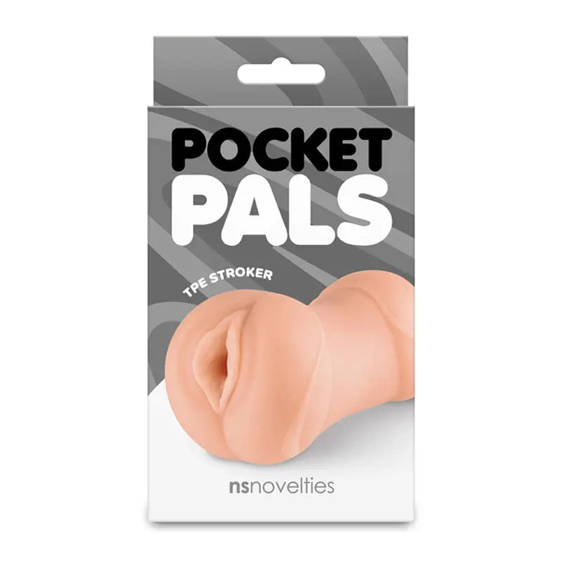 Pocket Pals Vagina Stroker - Tan - Tan Vagina Stroker NS Novelties Discreet Intimate Essentials.
