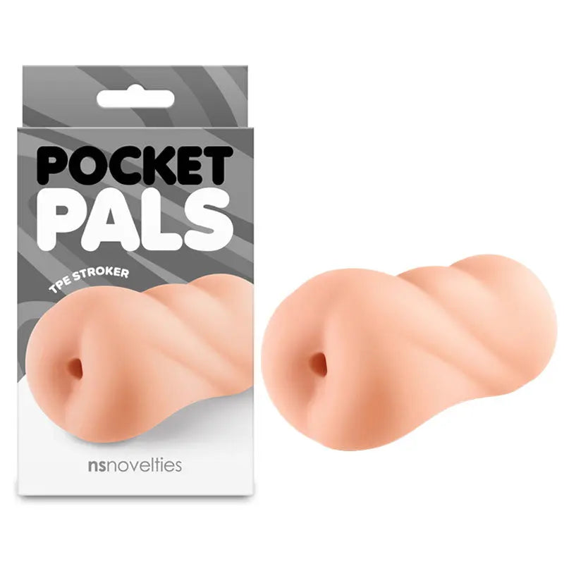 Pocket Pals Anal Stroker - Tan - Tan Anal Stroker NS Novelties Discreet Intimate Essentials.