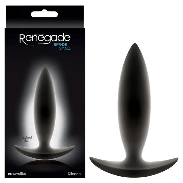 Renegade - Spades -  10 cm (4'') Small Butt Plug NS Novelties Discreet Intimate Essentials.