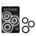 Affordable quality Renegade Diversity Rings -  Cock Rings - Set of 3 Sizes  from NS Novelties by Discreet Intimate Essentials with Discreet Delivery 