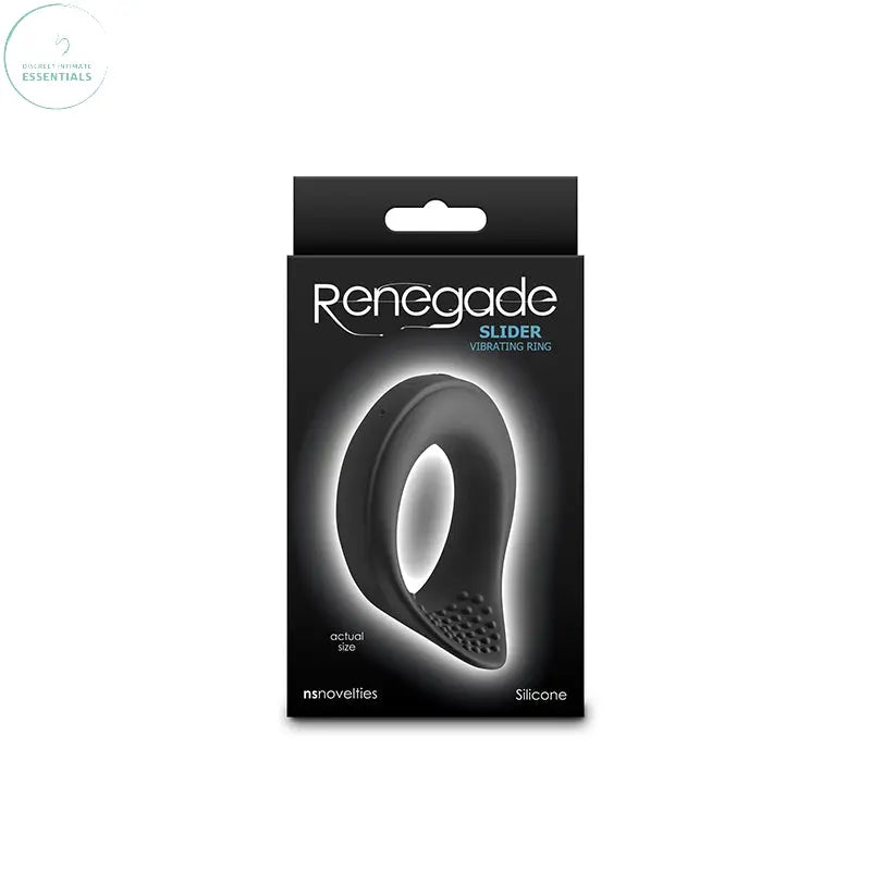 Affordable quality Renegade Slider -  -  USB Rechargeable Vibrating Cock Ring  from NS Novelties by Discreet Intimate Essentials with Discreet Delivery 