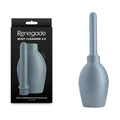 Renegade Body Cleanser 2.0 grey unisex douche, an intimate hygiene douche with anti-backflow design, body-safe silicone.