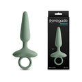 Renegade Maverick - Sage -  15 cm USB Rechargeable Vibrating Butt Plug with elegant design and body-safe silicone.