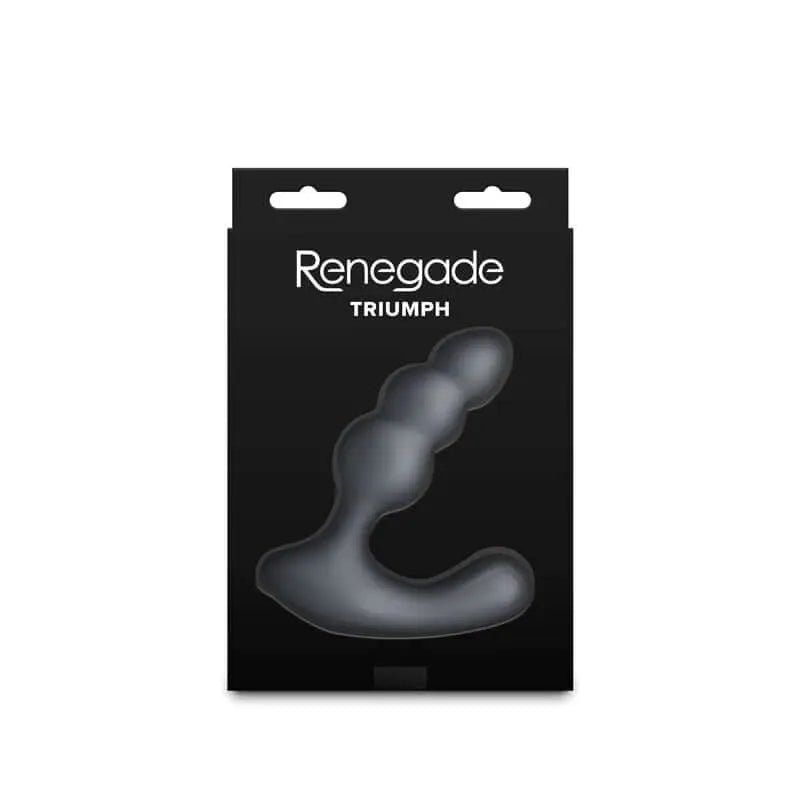 Renegade Triumph - Grey - Grey 13.1 cm USB Rechargeable Prostate Massager NS Novelties Discreet Intimate Essentials.