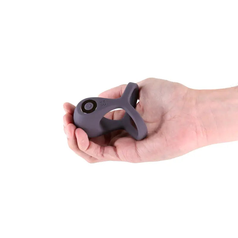 Renegade Valiant - Grey - Grey USB Rechargeable Cock Ring NS Novelties Discreet Intimate Essentials.