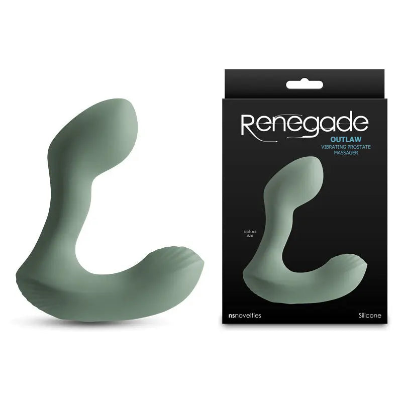 Renegade Outlaw - Sage -  12 cm USB Rechargeable Vibrating Prostate Massager NS Novelties Discreet Intimate Essentials.