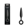 Renegade Slide 12.7 cm anal plug, designed for beginners, made of silicone, featuring finger rings for control. beginner silicone anal plug.