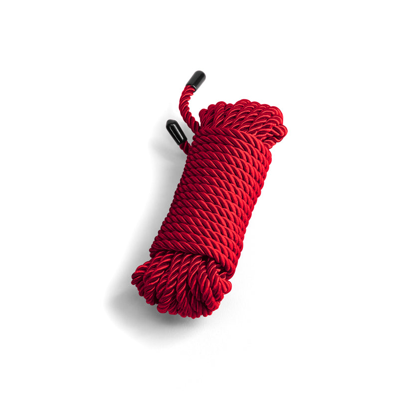 Bound Rope -  -  Bondage Rope - 7.6 metre length, red comfortable polyester fibre for intimate essentials.