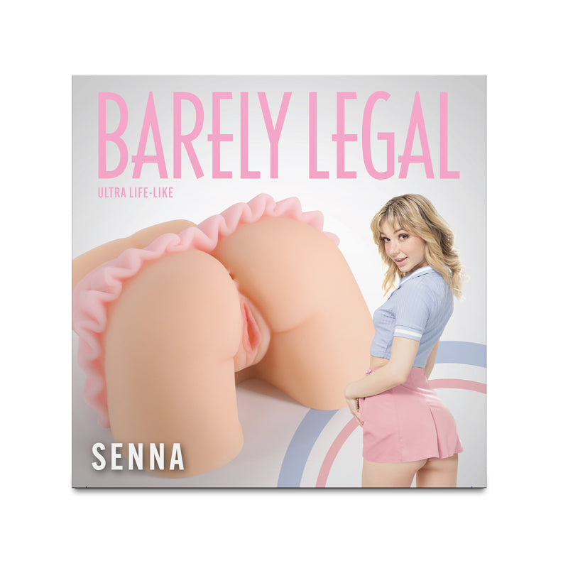Barely Legal Senna - White -  Mini Doggy Style Masturbator featuring ultra lifelike design for enhanced pleasure.
