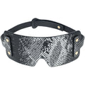OUCH! Florence Collection - Blindfold - Eye Restraint featuring stylish snake skin design and adjustable strap for ultimate comfort.