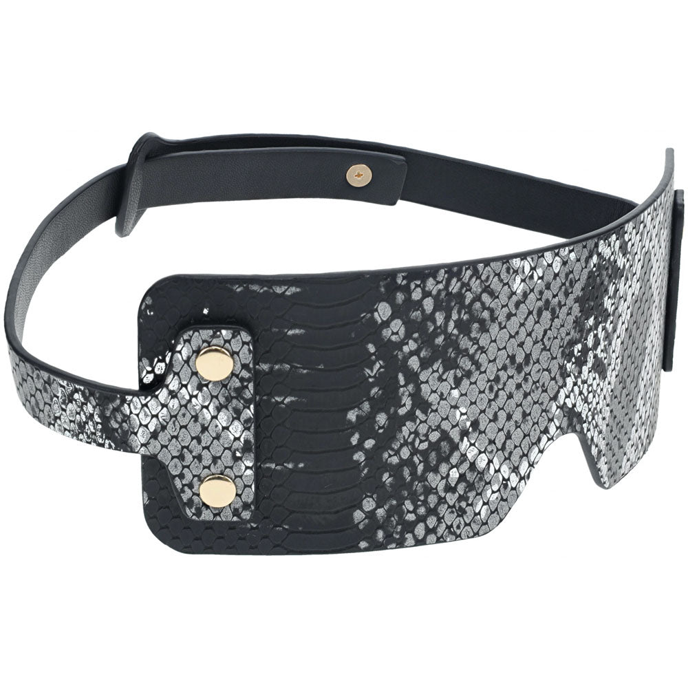 OUCH! Florence Collection - Blindfold - Eye Restraint in stylish snake print design, perfect for intimate moments.