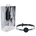 OUCH! Florence Collection - Silicone Ball Gag -  Breathable Mouth Restraint with packaging and black strap