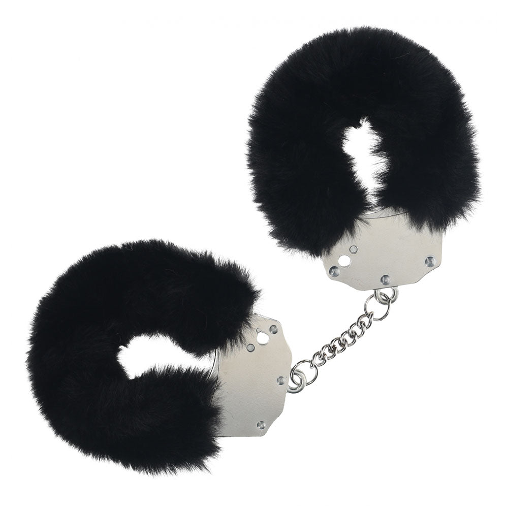 OUCH! Heavy-Duty Fluffy Cuffs -  -  Fluffy Restraints for intimate adventures and playful bedroom fun.