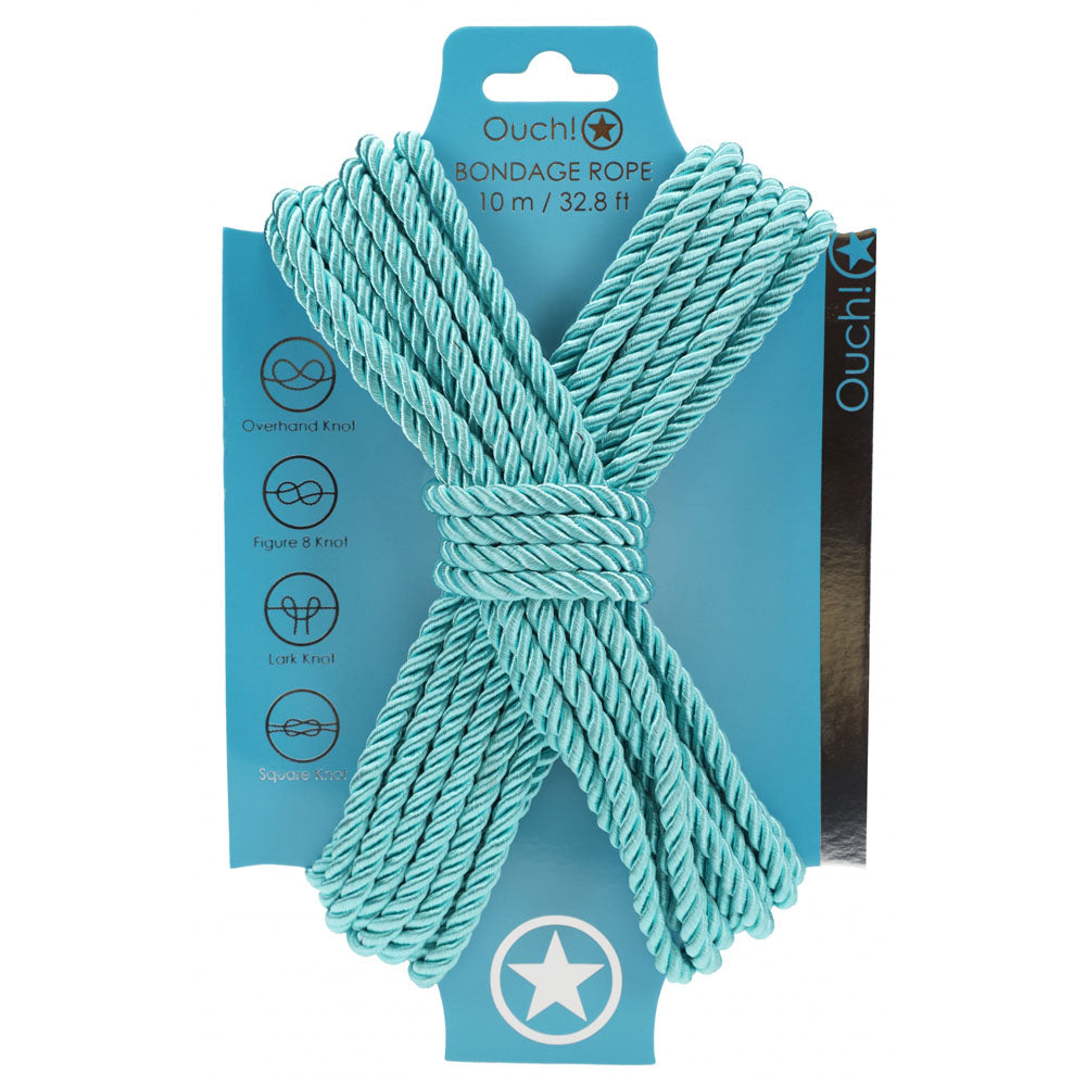 OUCH! Bondage Rope - 10 M -  -  Nylon Bondage Rope - 10 metre Length, perfect for intimate essentials and bondage play.