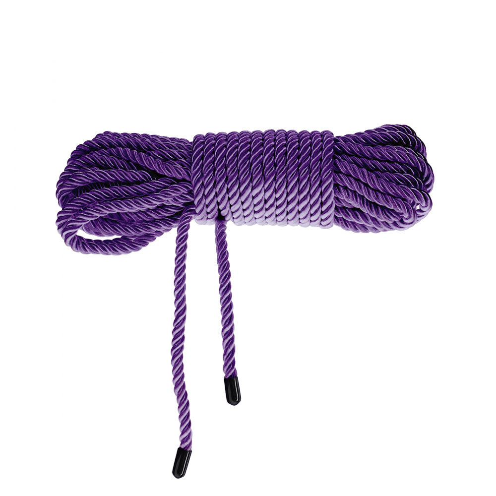 OUCH! Bondage Rope - 10 M -  -  Nylon Bondage Rope - 10 metre Length in purple color for intimate play.