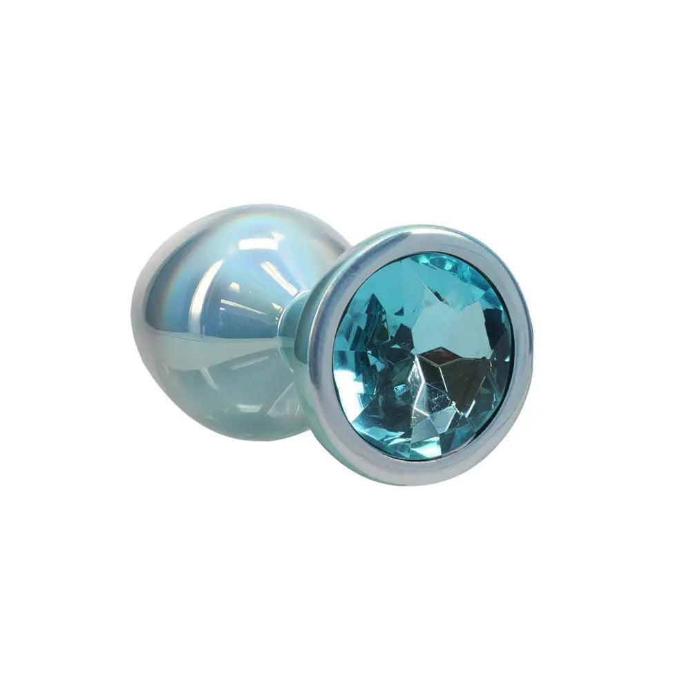 OUCH! Paris Collection - Metal Anal Plug Set -  - Metallic  Butt Plugs with Gem Bases - Set of 3 Sizes Shots Toys Discreet Intimate Essentials.