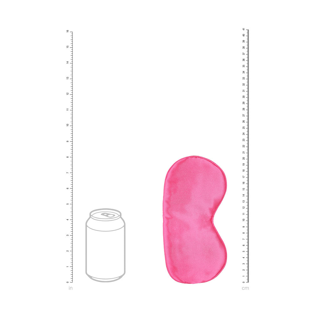 OUCH! Satin Mask -  -  Eye Mask in pink satin fabric, perfect for heightening senses during intimate moments.