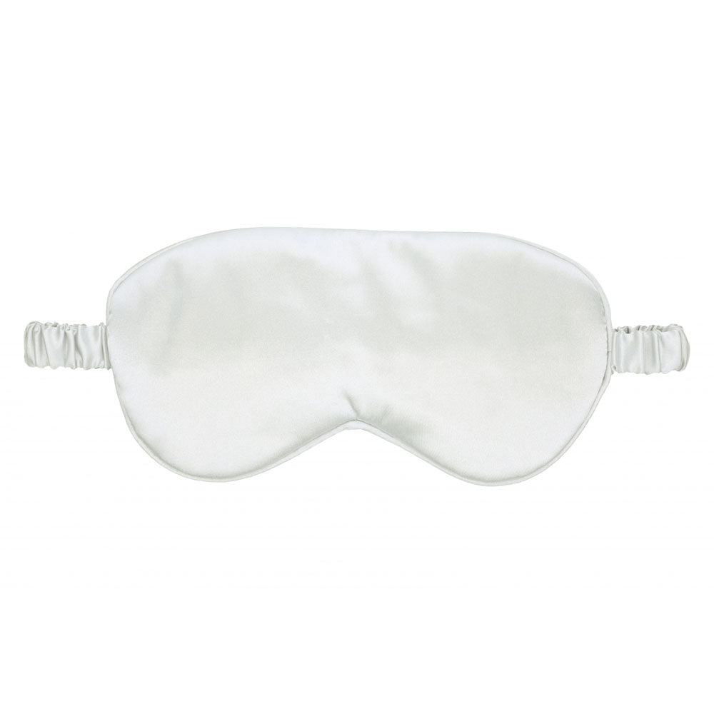 OUCH! Satin Mask - Silver - Silver Eye Mask on a white background, perfect for intimate essentials for her.