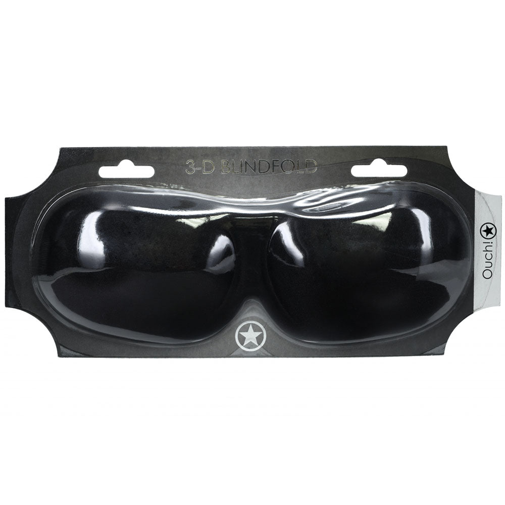 OUCH! 3D Mask -  -  Eye Mask for sensory play, featuring plush fabric and contoured eye pockets.