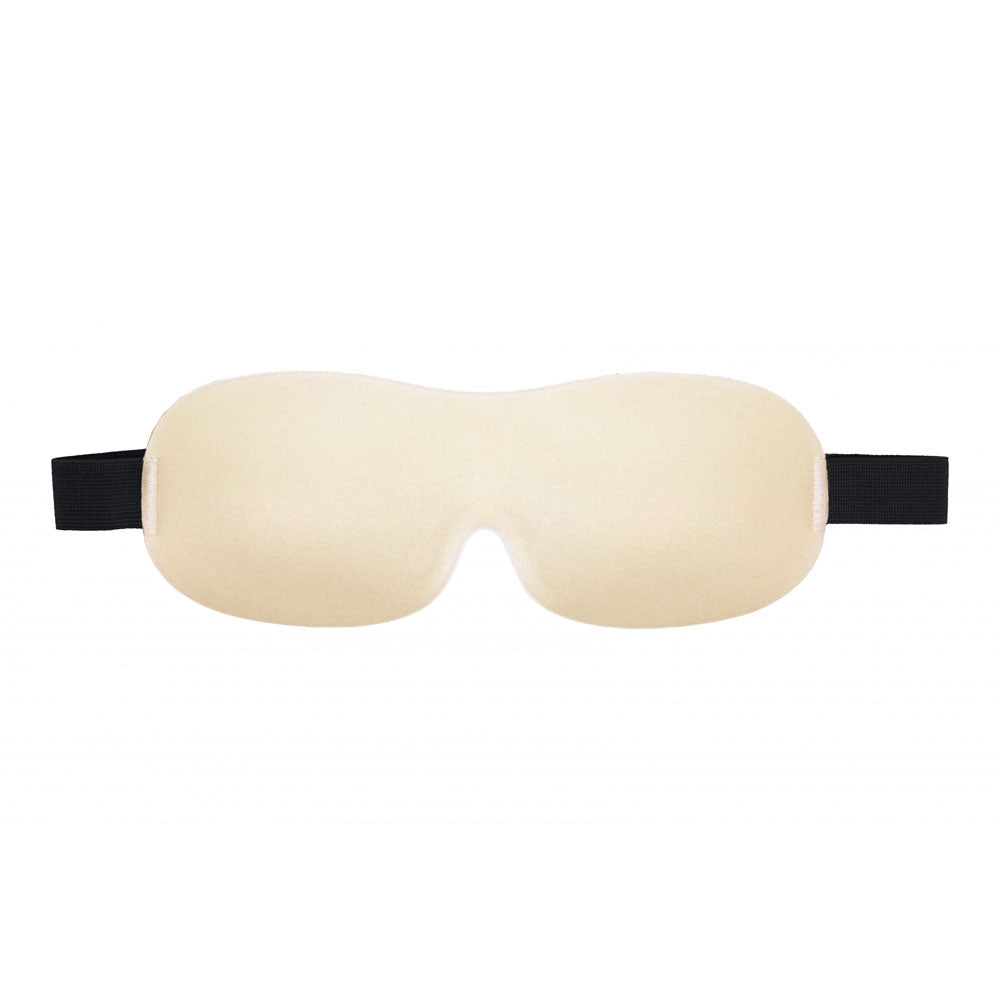 OUCH! 3D Mask - Gold - Gold Eye Mask designed for sensory play with contoured eye pockets and soft fabric.