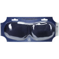 OUCH! 3D Mask - Navy - Navy Blue Eye Mask in packaging showing contoured design for comfortable wear.
